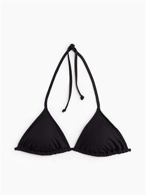 Buy H M Women Padded Triangle Bikini Top Bra For Women 32137054 Myntra