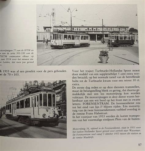 De Buitenlijnen Van De Haagse Tramweg Maatschappij De Trams Van Den