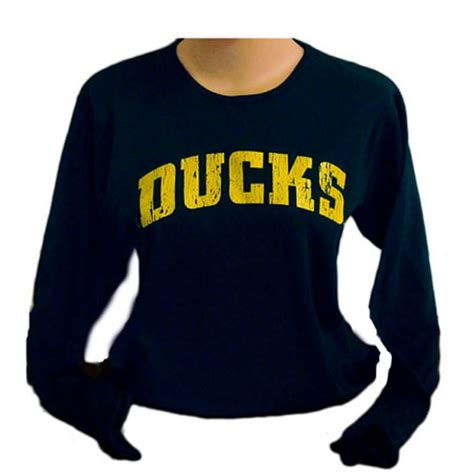 University of Oregon - Vintage Ducks Long-Sleeved Shirt - Predecorated ...