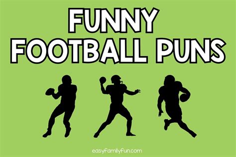 Score Big Laughs with These Funny Football Puns