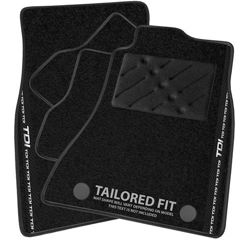 To Fit Skoda Fabia 2015 2021 Tailored Car Mats TDI Stripe EBay