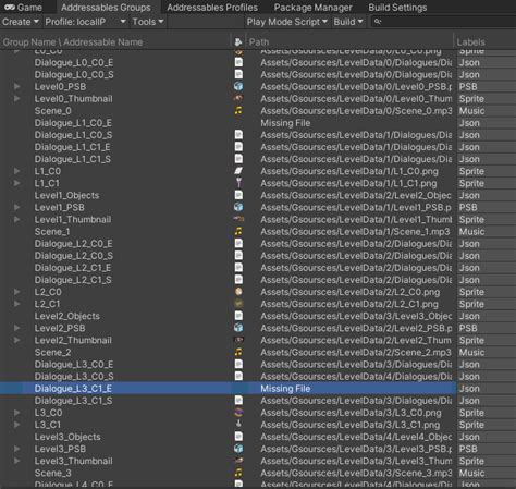 Several Addressable Problem Unity Engine Unity Discussions