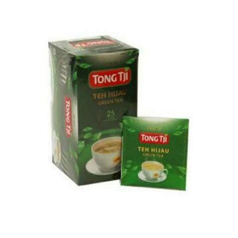 Jual Teh Celup Tong Tji Green Tea Teh Hijau Celup Tong Ji 25 Pcs