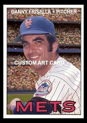 Danny Frisella New York Mets Style Custom Baseball Art Card Ebay