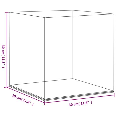 Vitrine Transparent 30x30x30 Cm Acryl Online Kaufen