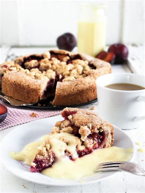 Saftige Pflaumen Tarte Mit Zimtstreuseln Werbung Meine Kuechenschlacht