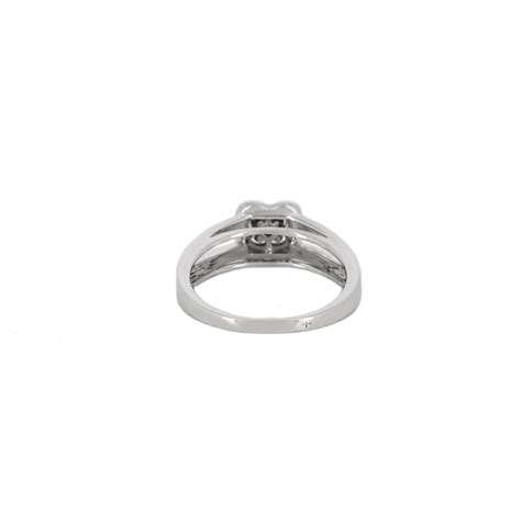 Bague Mauboussin Saphir Sex And Love En Or Blanc Saphir Et Diamants