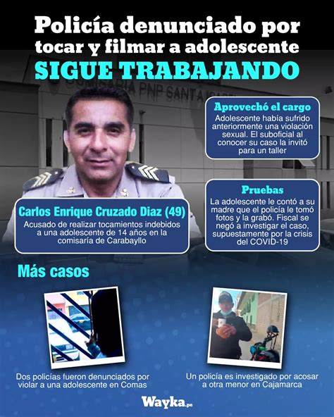 🇵🇪 Wayka📢 On Twitter 🚨alerta El Policía Carlos Cruzado Ha Sido Denunciado Por Violentar A