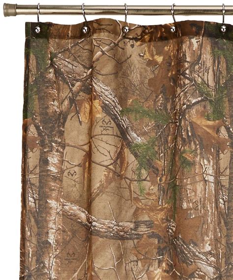 Realtree Camouflaged Shower Curtain Camo Xtra Shower Curtain Decor