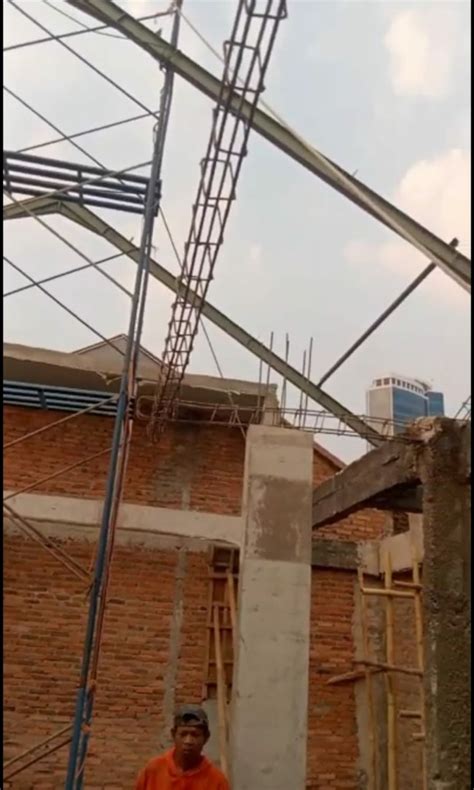 Bikin Rangka Atap Rumah Besi Baja Wf Kuda Kuda Rafter Tanah Abang