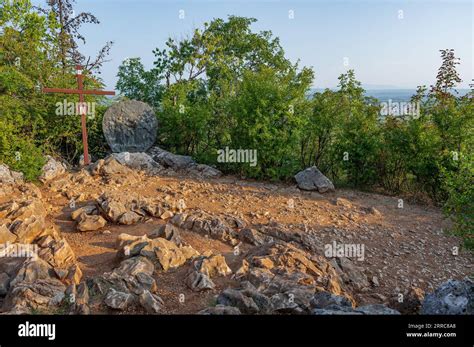 The Krizevac With The Podbrdo And The Church Of St James Is Very