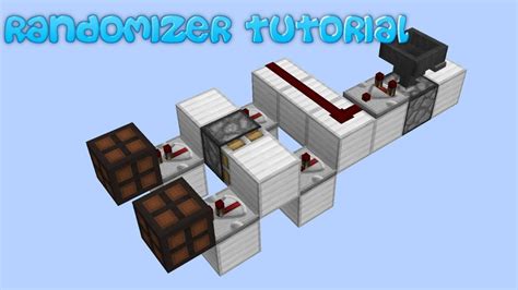 How To Make A Redstone RANDOMIZER YouTube