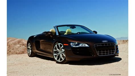 Audi R8 Spyder Black Photos