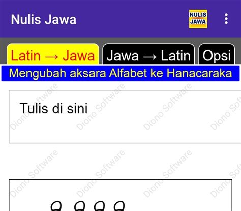 Menulis Aksara Hanacaraka
