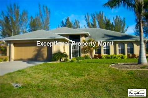 Sw Th Terrace Cape Coral Fl Houses For Rent Rent