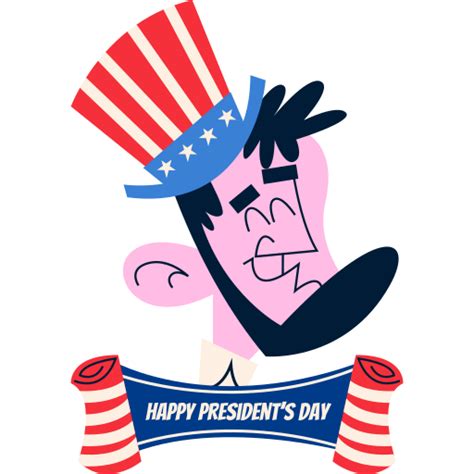 Presidents day Stickers - Free holidays Stickers