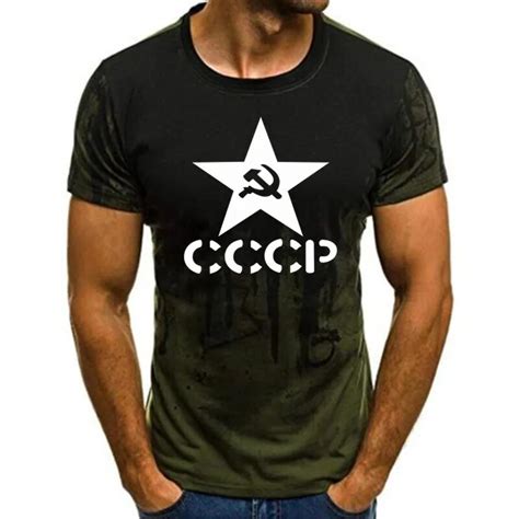 2019 verão cccp russo t camisas dos homens urss união soviética homem