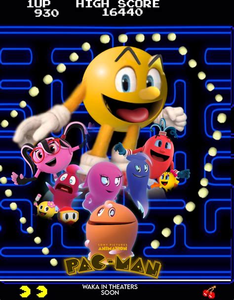 Sony Pictures Animation Pac Man Movie Poster By Lolthd On Deviantart