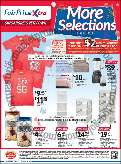 Ntuc Fairprice Fairprice Supermarket Promotion Ntuc Fairprice Xtra National Day Specials 02