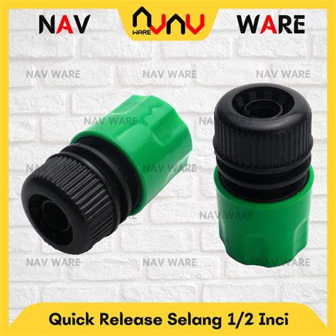 Jual Soket Konektor Quick Release Connector Selang Air 1 2 Inch