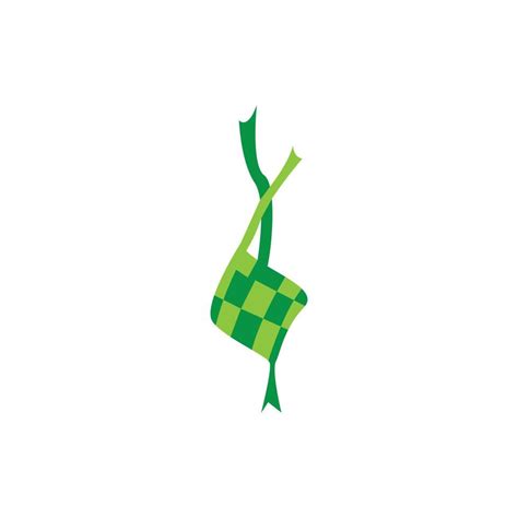 Ketupat Lebaran Idul Fitri Logo Vector Template 7264835 Vector Art At