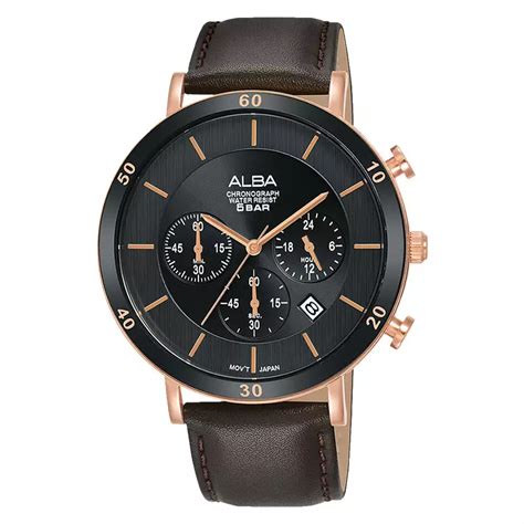 Jual Alba Jam Tangan Pria Alba Prestige At F X Men Black Dial Dark