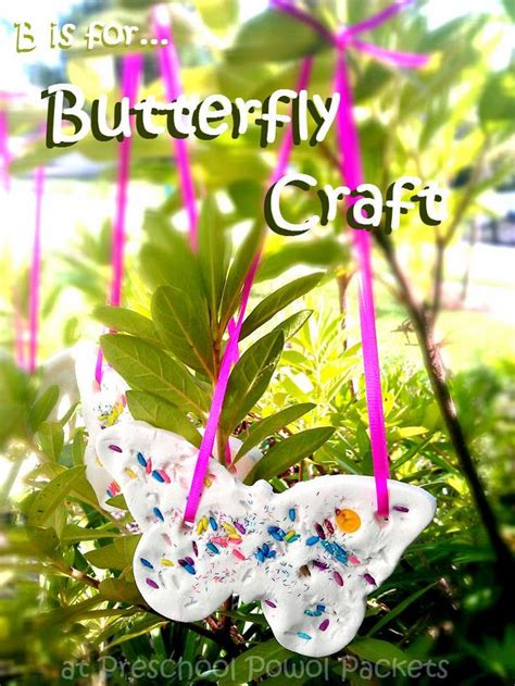 B is for Butterfly Craft | Butterfly crafts, Butterfly crafts preschool, Crafts