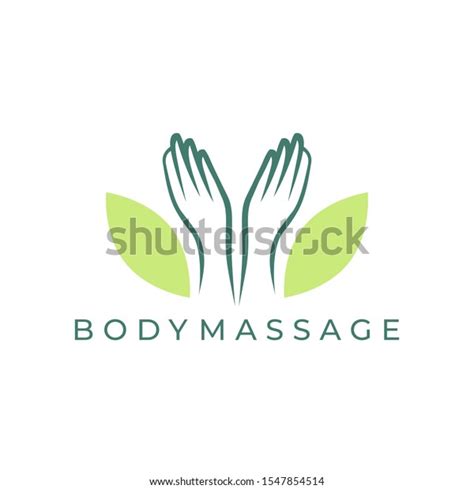 Body Massage Logo Vector Illustration Vector De Stock Libre De