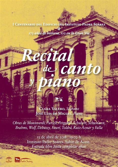 102 Recital de canto y piano IES Padre Suárez