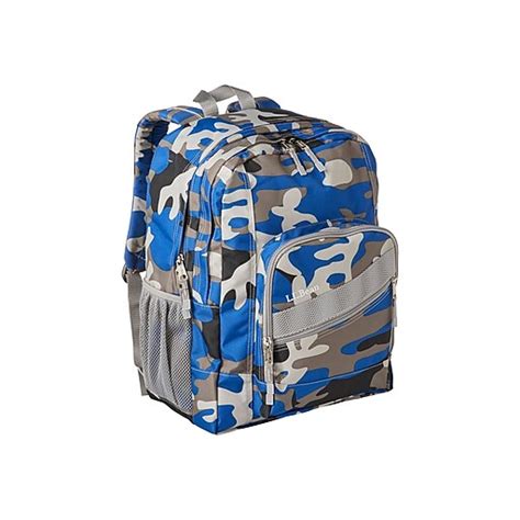 Llbean Deluxe Book Pack Backpack Ocean Blue Camo 1000000368 At Staples