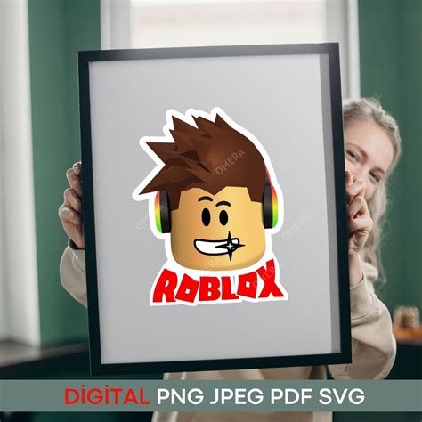 The Roblox PNG Roblox Character, These Files Are Great for Making Vinyl Stickers, Decals ...