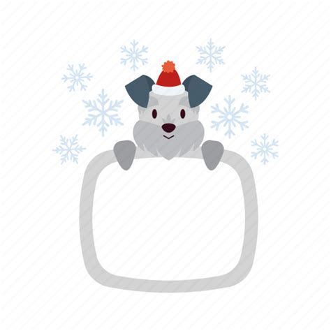 Dig Funny Cute Flat Icon Frame Winter Icon Download On Iconfinder