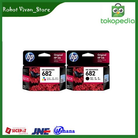 Jual Tinta Hp 682 Black And Colour Original Catridge Black Color Colour Jakarta Timur Robot