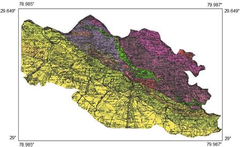 Lithology map of the study area (Obtained from GSI) | Download Scientific Diagram