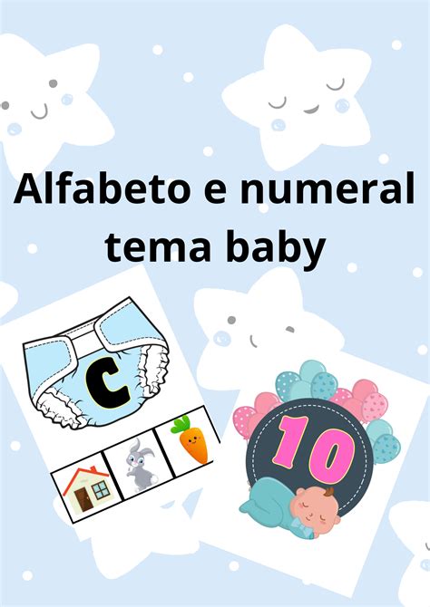 Alfabeto E Numeral Tema Baby Ana Paula Dos Anjos Hotmart