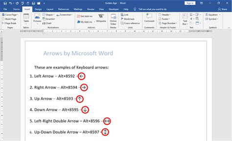 How to insert an arrow in word - OfficeBeginner