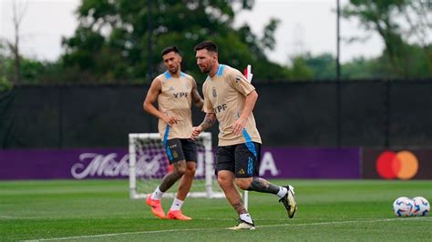 Sin Montiel la Selección Argentina se entrenó en Miami de cara a la