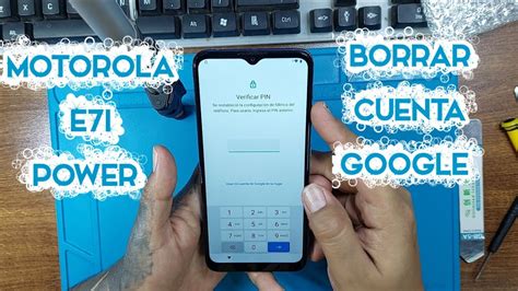 Motorola E I Power Como Eliminar El Bloqueo De Cuenta Google O Gmail