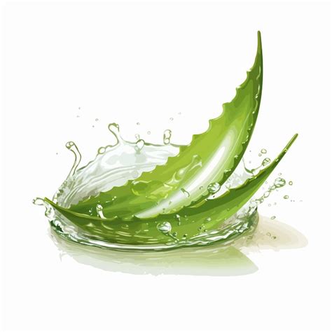 Ilustraci N Vectorial Del Gel De Aloe Vera Vector Premium