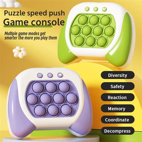 Pop It Pro Quick Push Bubbles Juego Consola Serie Juguetes Divertidos