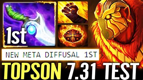 TOPSON New Test 7 31 Diffusal Ember Spirit 1st Item WTF 1 Build