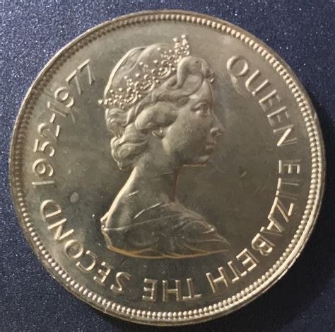 Bailiwick Of Jersey 1977 25 Pence Mintage 262000 1 For Sale