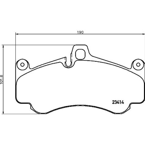 BREMBO PRIME LINE BREMSBELÄGE SATZ VORDERACHSE PASSEND FÜR PORSCHE 911