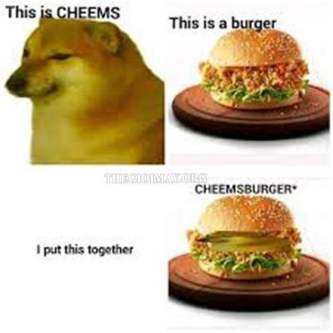 Cheems Burger Meme