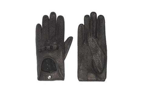 Driving Gloves Premium Peccary Skin Lambskin Causse