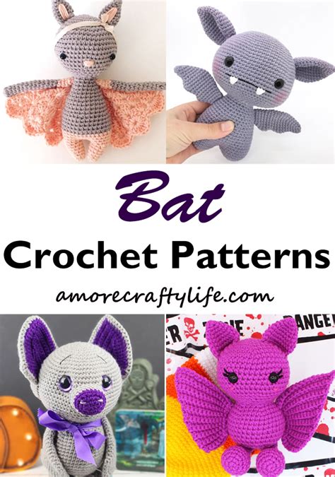 Cute Crochet Bat Patterns To Make Halloween Fun A More Crafty Life