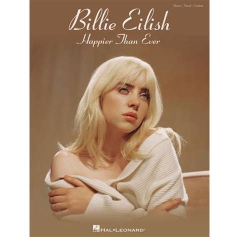 Billie Eilish Happier Than Ever Piano Vocal Guitar Tapestry Music