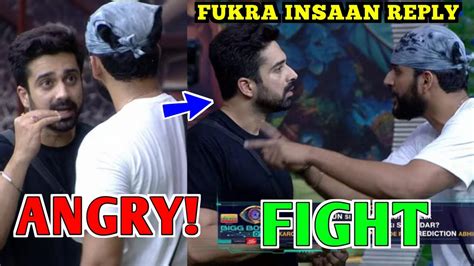 Fukra Insaan Avinash Fight In Bigg Boss Fukra Insaan Fight