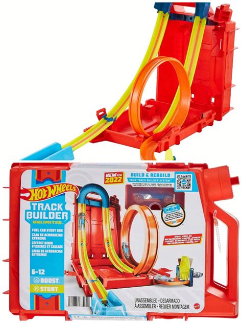 HOT WHEELS TORY KANISTER ZESTAW TORÓW DO AKROBACJI AUTO HDX78 194735034451 Cena Opinie
