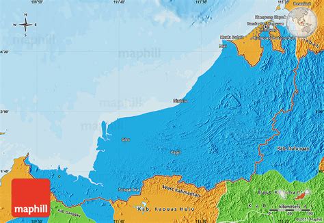 Political Map Of Sarawak